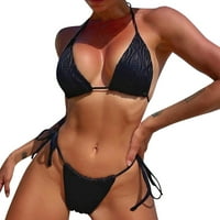 Žene Bikinis kupaći kostimi Push up čipka bikini set ljetni plaža brazilski kupaći kostimi