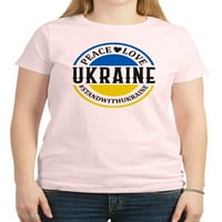 Cafepress - Mir Love Ukrajina majica - Ženska klasična majica
