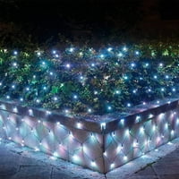 Elnsivo 300LED neto svjetla, 14.8ftx5ft modovi vanjske mreže za grmlje Xmas Tree Party Garden-Cool White