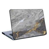 Kompatibilan sa MacBook Pro Torbica za telefon, sivo-zlatna-mramora - Silikonska zaštitna futrola za