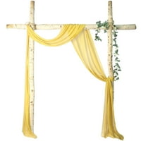 Vjenčani luk drape 20ft Sheer Tulle Backdrop zavjese bijeli vjenčani luk zavjese od tkanine meka i glatka zavjesa za pozadinu za ceremoniju svadbene stranke