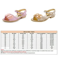 Ymiytan Girl's Haljina Sandal Magic TAPE potpetice Sandale gležnjače za ples cipele za vjenčanje Comfort