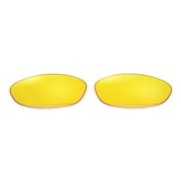 Walleva žute zamjenske sočive i crne ušice za sunčane naočale Oakley ravne jakne