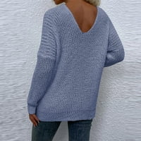 SHPWFBE Fall odjeća za žene džempere za žene Solid Boja Muške ljetne kombinezone za odmor muške hlače