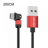 Magnetski USB kabel Micro USB Tip C punjač Mobilni telefon kabel kabela 360º + 180º rotacija Brzi kabel za punjenje
