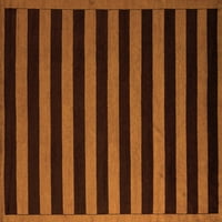 Ahgly Company u zatvorenom pravokutniku Sažetak narančasta modernih prostirki, 5 '8'