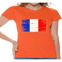 Awkward Styles France Flag košulja za žene Francuski Soccer Thirt Gifts iz Francuske Francuska Francuska