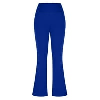 Gaecuw flared pantalone za žene Jeans Slim Fit Scrounch Long hlače Lounge pantalone Duksevi sa labavim