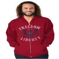 Američka sloboda slobode Patriot Zip up dukseve muške žene britsko brendovima m