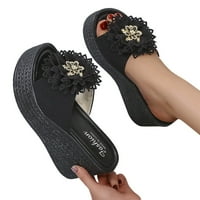 Sandale za žene Dressing Summer Wedge Ženske klinove čizme Ženske modne rimske nožnice Sandale Papuče