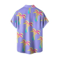 Gotyou Muška havajska košulja sa džepom, kratkim rukavima tiskanim gumbom niz tees, ljetna plaža casual