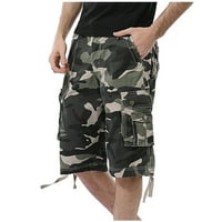 Muške kratke hlače na Multi džepne pantalone labave pantalone ravno hlače na nogama dostupne su u Big & Visonoj