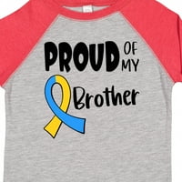 Inktastičan ponosan na moj brat dolje Syndrom Sindring Sindring Boy Majica malih majica za devojku ili devojku za Toddler