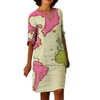 FVWitlyh ljetne haljine žene s ramena ruffle party haljina casual bode Split plaža Long Maxi haljine