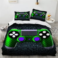 Vintage GamePad posteljina krevet za krevet Twin Full Queen King Veličina 3D kontrolor igre Mekani mikrofiber Duvet poklopac kutije za navijače