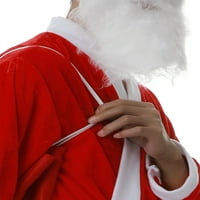 Hirigin Santa Claus odjeća za božić, crveni odjevni predmet, kapa, pojas