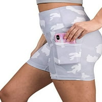Kratke hlače za kompresiju visokog struka CAMO Tummy Control Seksi kratke hlače Aktivne haljine vlage