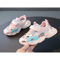 Daeful Kids Beach Cipele Mrežne sandale izdužene atletske sandale lagane zatvorene prste unise modne ružičaste 9.5c