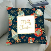 Nordic Style 18 X18 Jastuk za bacanje Božićni ukrasni kauč jastuk od poliesterskih breskve kože cvjetni štampu jastuk za kvadrat jastuka za kauč, kauč, krevet