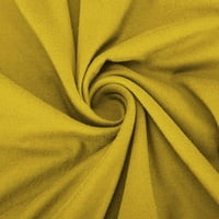 FINELYLOVE STAR DRESS WOOD CRUISE haljina V-izrez Čvrsti bez rukava Pepum Yellow 3xl