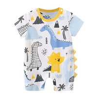 Advoicd kombinezon roda neutralna beba pidžama Dječja djeca Dječje djevojke Ispisuju ljetnu kratku rukavu dječju odjeću 12-mjeseci