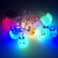 Uskršnje ukrase Uskršnji zeko LED žičari svijetli USB punjenje za ukrasni PVC višebojni