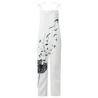 HHEI_K Jumpsuits za žene Dressy ženska modna ljetna slatka labava casual print retro bluppy kombinezon