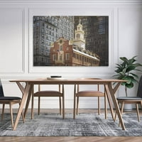 Posteri Bostonovu staru i novu arhitektonsku fotografije Cityscape Wall Art Moderne slike Platnene ispisuje