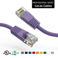 35ft CAT5E UTP Ethernet mreže podignuta kabela ljubičasta, pakovanje