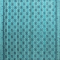Ahgly Company Zatvoreni pravokutnik Sažetak svijetlo plava modernih prostirki, 2 '4 '