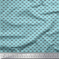 Soimoi svilena tkanina geometrijska mala štampana zanatska tkanina od dvorišta široka