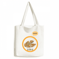 Food Pizza Tajvan Travel Art Deco modni izraz Sack platneni torbi na ramenu