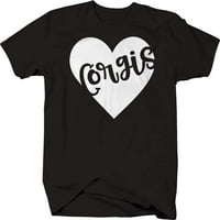 Love Corgis Fleece majica za muškarce 2xl tamno siva