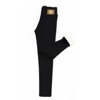 Lenago Stretnjeve hlače za žene plus veličine casual široke hlače za noge ispisane elastične struke labave hlače sa džepom