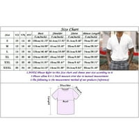B91XZ majice za muškarce Muški casual čvrsti sakupljač košulja šljokica sa kratkim rukavima majica kratkih