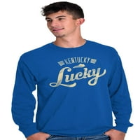 Vintage Kentucky Lucky State Pride dugih rukava majica MUŠKE ŽENE BRISKO BRANDS 2x