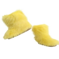 Djeca tople zimske cipele na otvorenom modne pahuljasti čizme okrugli nožni snježni čizbi plavi 11.5c