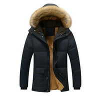 SimplMasygeni zimski jakne za muškarce s kapuljačom Plus veličine Muški zimski zadebljani plus veličina