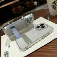 Crystal Clear Kickstand Case kompatibilan sa iPhone Pro, luksuzno zaštita od pada vojnog razreda, prozirna