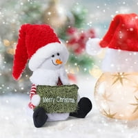 Vikakiooze Promocija na prodaju, Božić Santa Claus Snowman Lutka - Slatka božićna dekoracija Kreativni