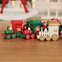 Farfi Xmas Decoration Božićni crtani vlak Tragov kućnog ornamenta za tabli prikaz poklon kalupa