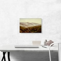 Sjećanja na džinovske planine Platno Art Print Caspar David Friedrich - Veličina: 18 12