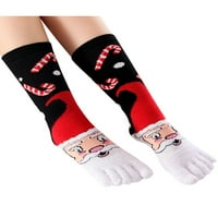 Shakub Ženske muške zimske božićne čarape Novost Santa Claus Paw Feet Funny Xmas Slatke čarape Pokloni