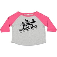 Inktastični brdski biciklizam smiješan budući biciklistički poklon majica majica ili majica mališana