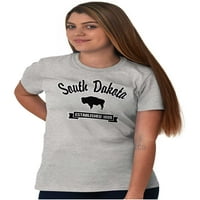 Južna Dakota Slatki bison Suvenir Muška grafička majica Tees Brisco Brends 3x