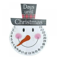 Božićni privesni kalendar Felt Dayswown Snowman Hladnjak Naljepnice naljepnice Xmas Holiday Dekor za