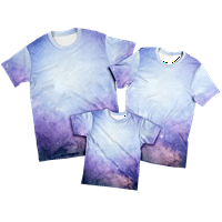 Purple Sky Ljetni modni 3D štampanje Uzorak Muška kratka rukava Ležerna majica 3 godine, A-100