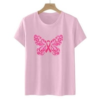 JSAierl Svjesnost sajke za dojku Custom majica u listopadu nosimo ružičasti personalizirani poklon, ružičaste košulje za žene rak dojke, pokloni za žene rak dojke, ružičaste majice podiže svijest