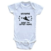 Kayakers čine najslađe bebe smiješne kajaking baby bodysuit
