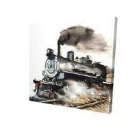 Vintage Steam Train - Ispis na platnu